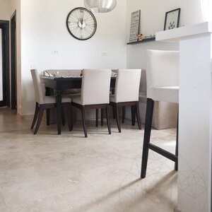 Classic PREMIUM Cross Cut Honed Travertine, 61 x 30.5 x 1.2 cm